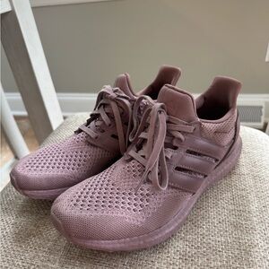 Adidas Pink Ultra Boost Sneakers with Breathable Design